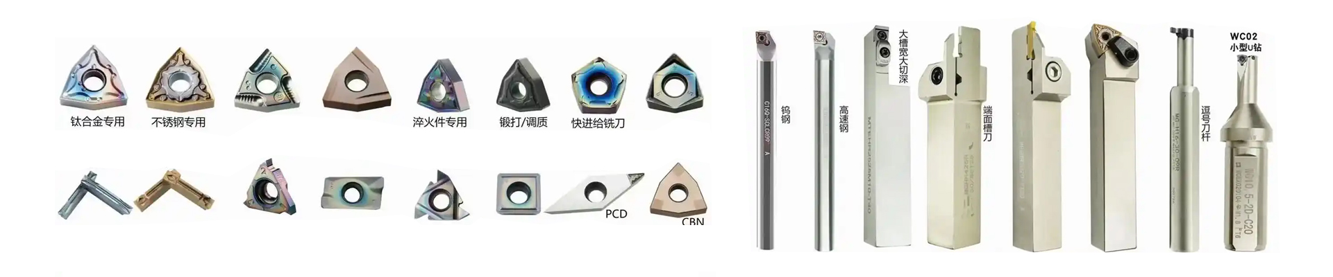 數控刀桿匹配的刀片