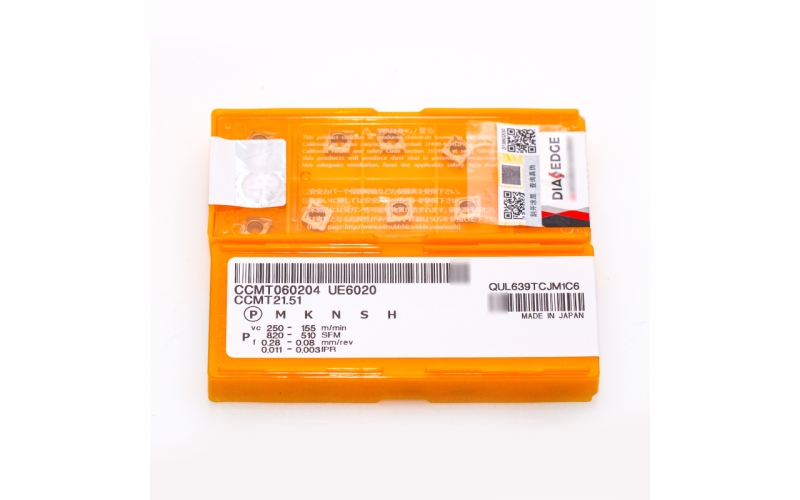 三菱刀片CCMT060204 UE6020加工鋼件