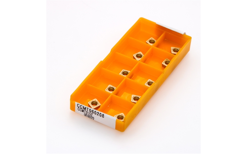 正品三菱刀片CCMT060208 UE6020加工鋼件