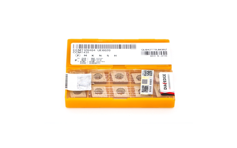 原裝三菱數控刀片CCMT09T304 UE6020加工鋼件
