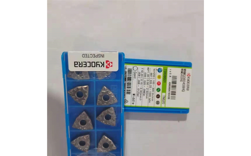 日本京瓷數控刀片 車削刀片 WNMG080412-PG CA525 加工鋼件