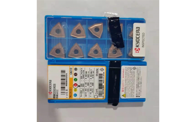 日本京瓷數控刀片 車刀片 WNMG080404-PG CA530 凸三角刀片